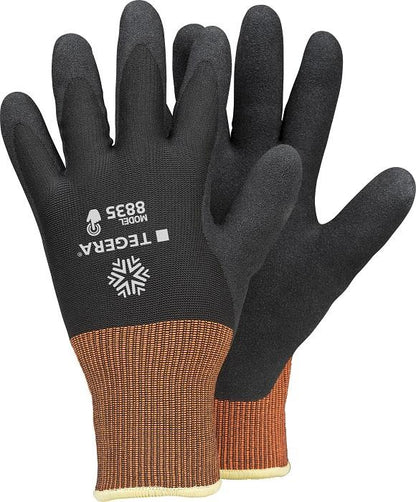 6 Pairs Tegera 8835 Winter Lined Nitrile Gloves Tegera