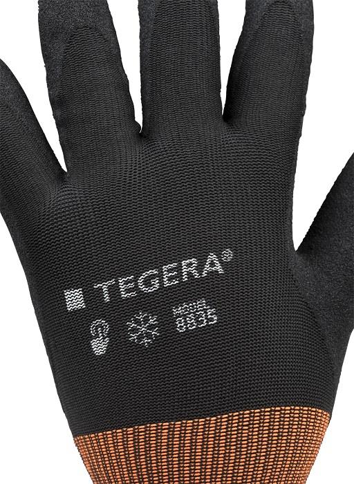6 Pairs Tegera 8835 Winter Lined Nitrile Gloves Tegera