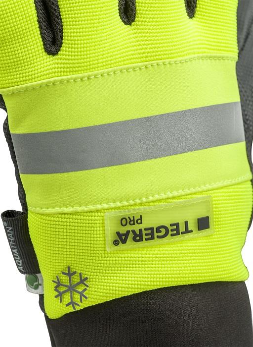 Ejendals Tegera 9131 Hi Viz Winter Lined Waterproof Gloves Tegera