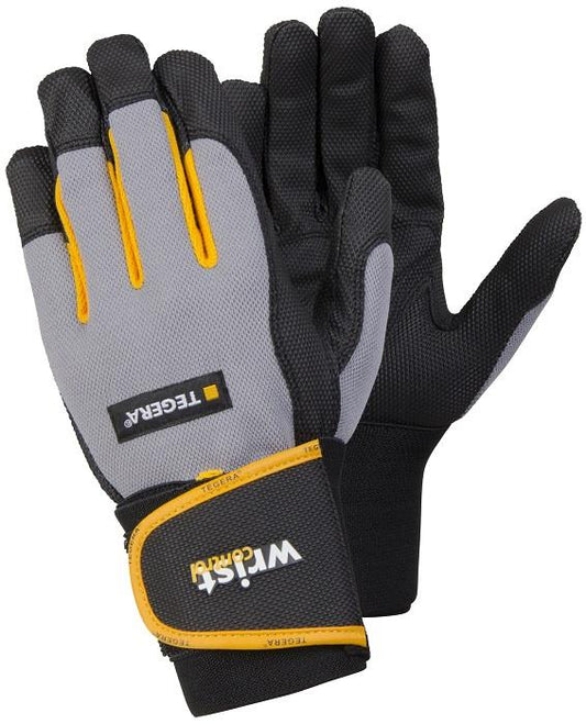 Ejendals Tegera Pro 9196  Microthan®+ Leather Gloves Wrist  Support Tegera