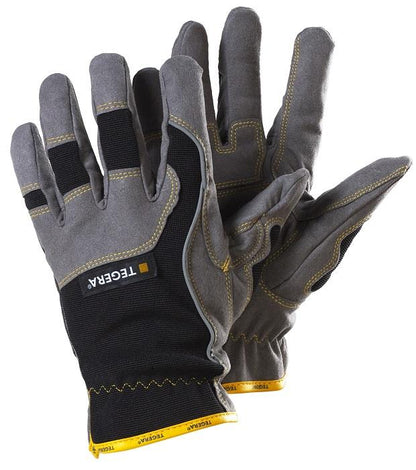 Ejendals Tegera Pro 9205 Macrothan®   Leather Padded Palm Gloves Tegera