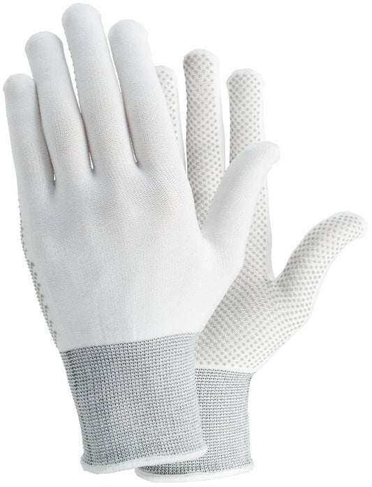 Ejendals Tegera 931 White PVC Dot Grip Palm Nylon Gloves Ejendals