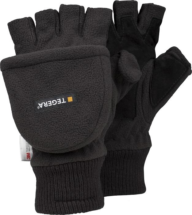 Ejendals Tegera Winter Lined Fingerless Leather Palm Gloves T6030 Tegera