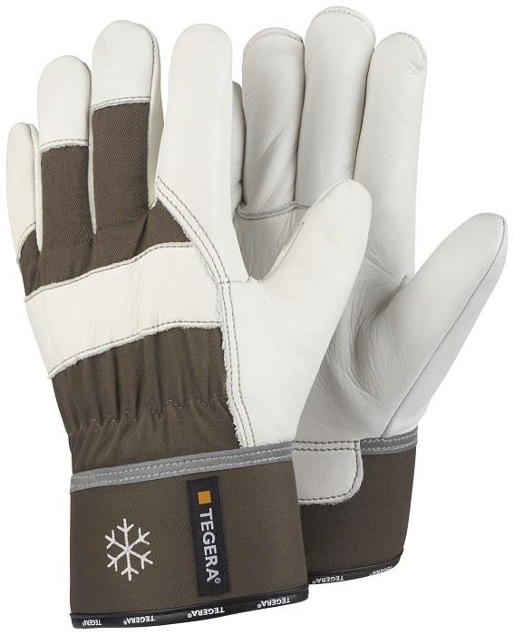 Ejendals Tegera 56 Winter Lined Waterproof Palm Leather Gloves Tegera