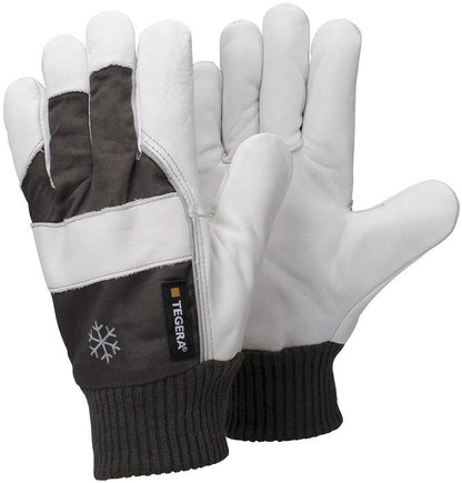 Ejendals Tegera 57 Winter Lined Leather Gloves Knitted Cuff Tegera