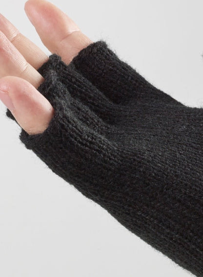 Ejendals Tegera 790 Fingerless Winter Knitted Gloves Black Tegera