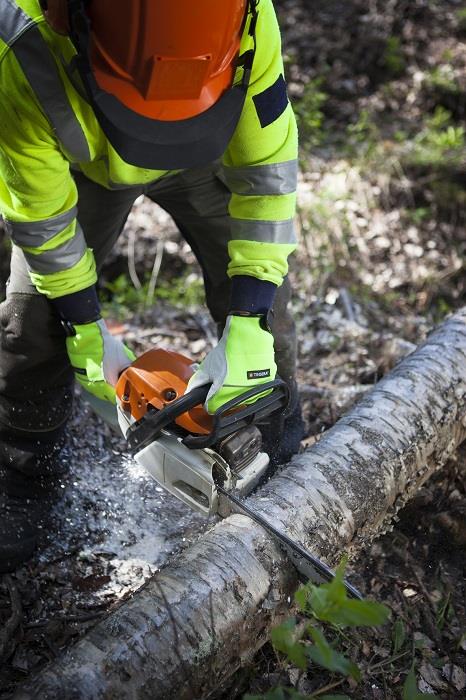 Ejendals Tegera 951 Chain Saw Leather Gloves Tegera