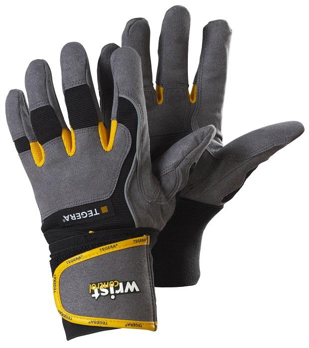 Ejendals Tegera Pro 9295 Wrist Support Macrothan®+ leather Gloves Tegera