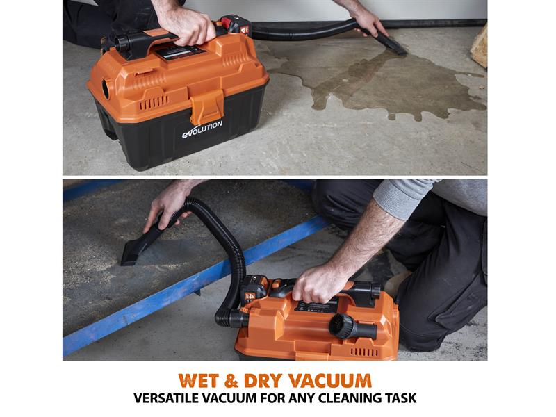 Evolution R11VAC-Li EXT Wet & Dry Vacuum Cleaner 18V Bare Unit Evolution