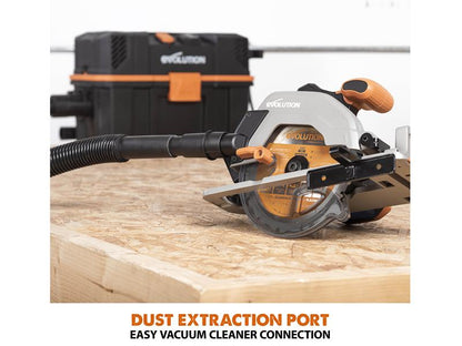 Evolution R165CCS-Li EXT Circular Saw 18V 1 x 4.0Ah Li-ion Evolution