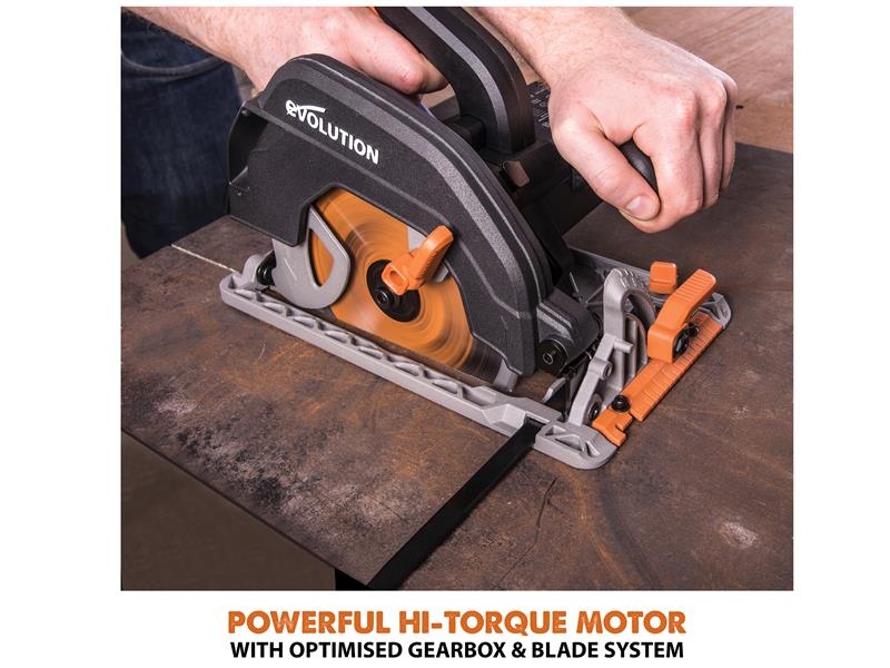 Evolution R185CCS Circular Saw 185mm 1600W 110V Evolution