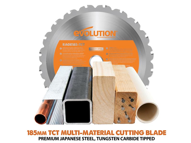 Evolution R185CCS Circular Saw 185mm 1600W 110V Evolution