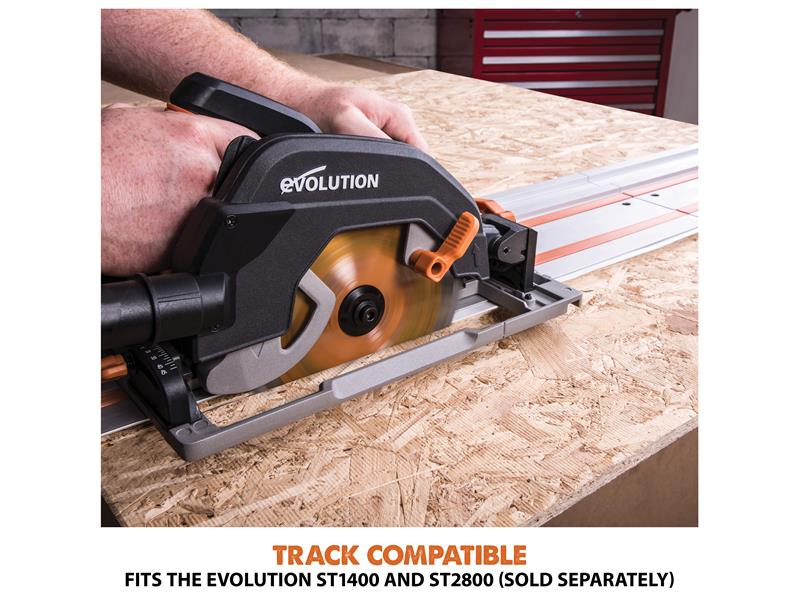 Evolution R185CCSX+ Circular Track Saw 185mm 1600W 240V Evolution