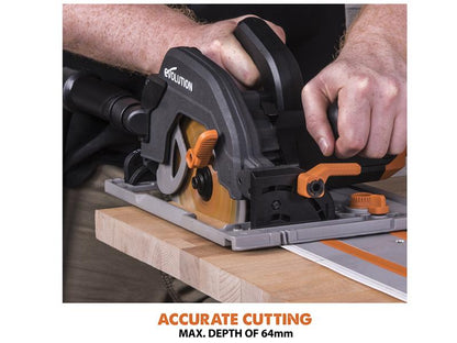 Evolution R185CCSX+ Circular Track Saw 185mm 1600W 240V Evolution