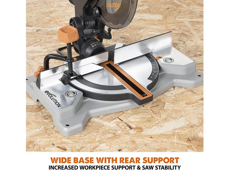 Evolution R185CMS-Li EXT Compound Mitre Saw 18V 1 x 4.0Ah Li-ion Evolution