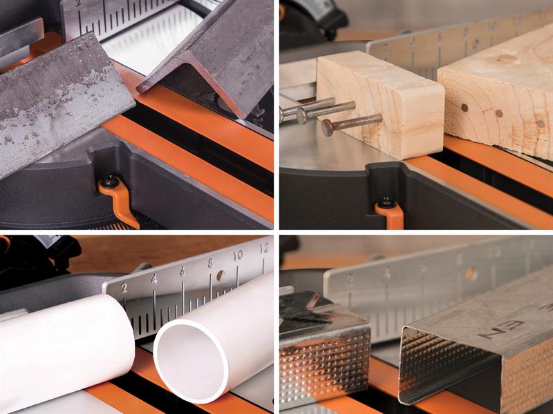 Evolution R185SMS+ 185mm Multi-Material Sliding Mitre Saw 1200W 240V Evolution