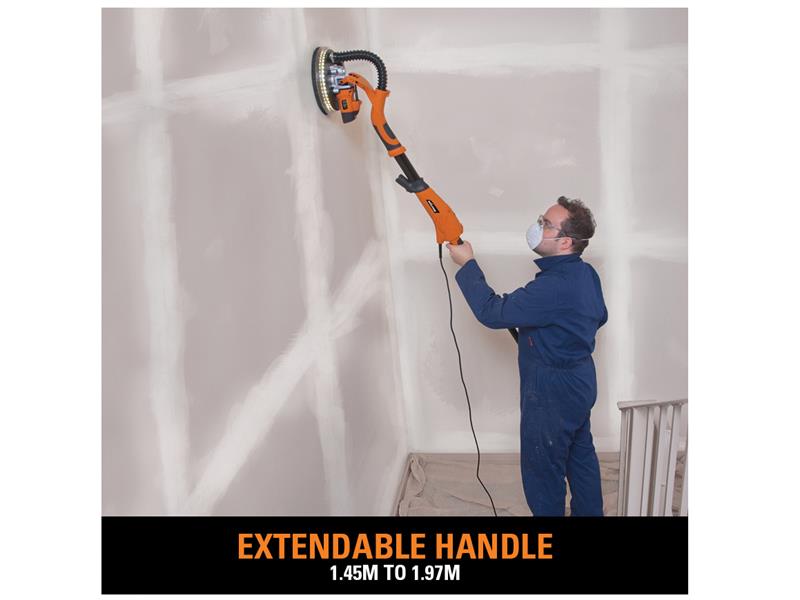 Evolution R225DWS Telescopic Dry Wall Sander 710W 240V Evolution