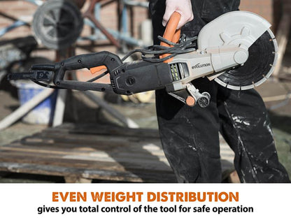 Evolution R230DCT 230mm Disc Cutter + Blade 1600W 110V Evolution