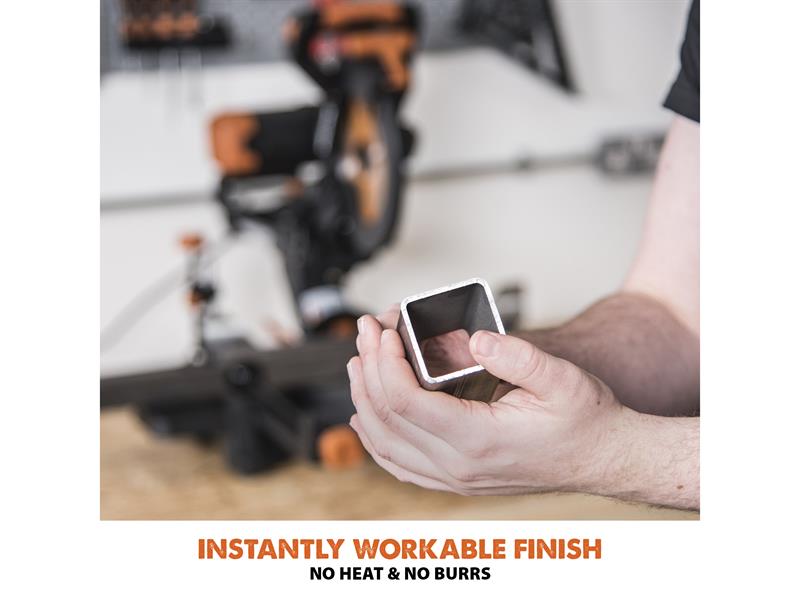 Evolution R255SMS-DB+ Multi-Material Sliding Mitre Saw 255mm 1600W 110V Evolution