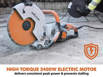 Evolution R300DCT 300mm Disc Cutter + Blade 1600W 110V Evolution