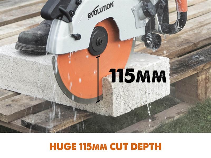Evolution R300DCT+ 300mm Disc Cutter Kit 1600W 110V Evolution