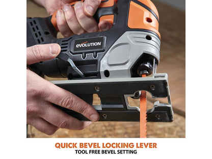 Evolution R90JGS-Li EXT Jigsaw 18V 1 x 2.0Ah Li-ion Evolution