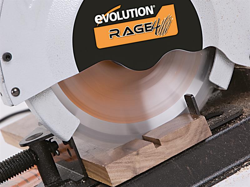 Evolution RAGE-4 Mini Chop Saw 185mm 1250W 240V Evolution