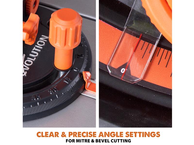 Evolution RAGE 5-S Multi-Purpose Table Saw 255mm 1600W 110V Evolution