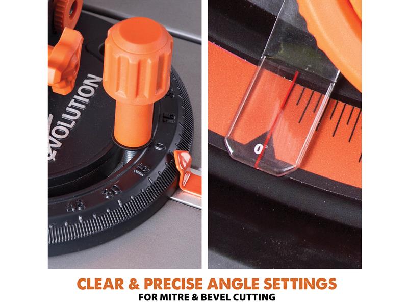 Evolution RAGE 5-S Multi-Purpose Table Saw 255mm 1800W 240V Evolution