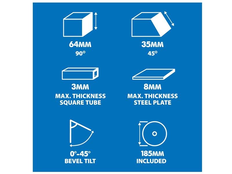 Evolution S185CCSL Industrial Circular Saw 1600W 110V Evolution