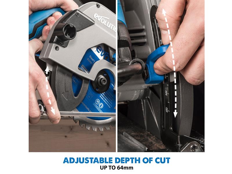 Evolution S185CCSL Industrial Circular Saw 1600W 110V Evolution