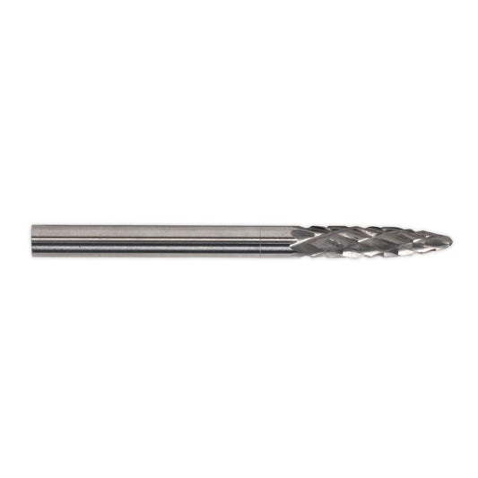 Sealey MCB006 Micro Carbide Burr Ball Nose Tree Pack of 3 Sealey