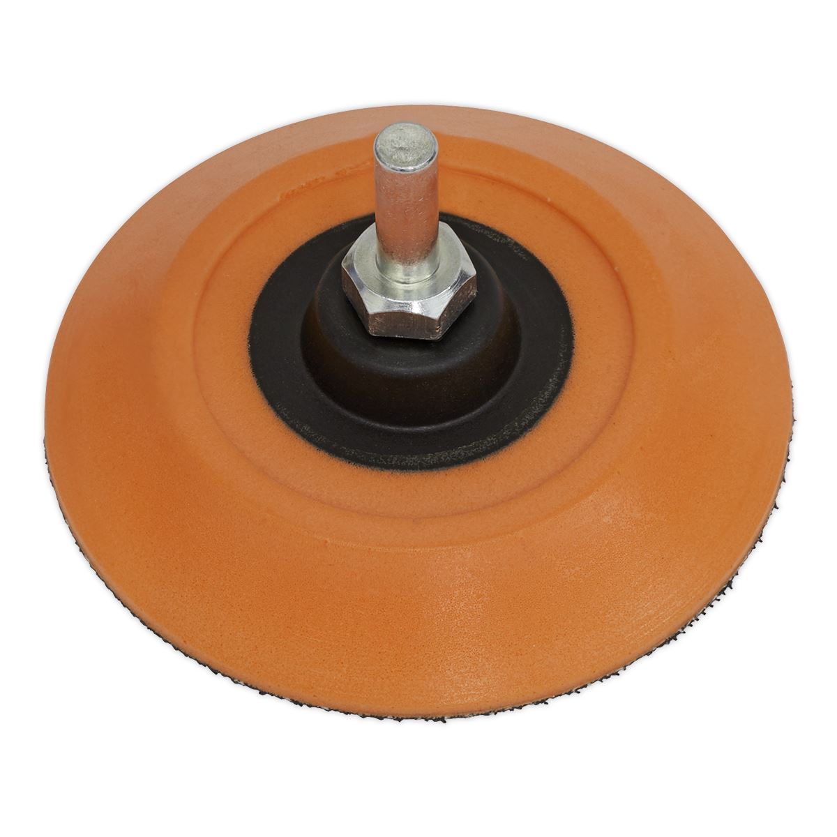 Sealey PTC75HLM Hook-and-Loop Backing Pad Ø75mm 6mm Shaft Sealey
