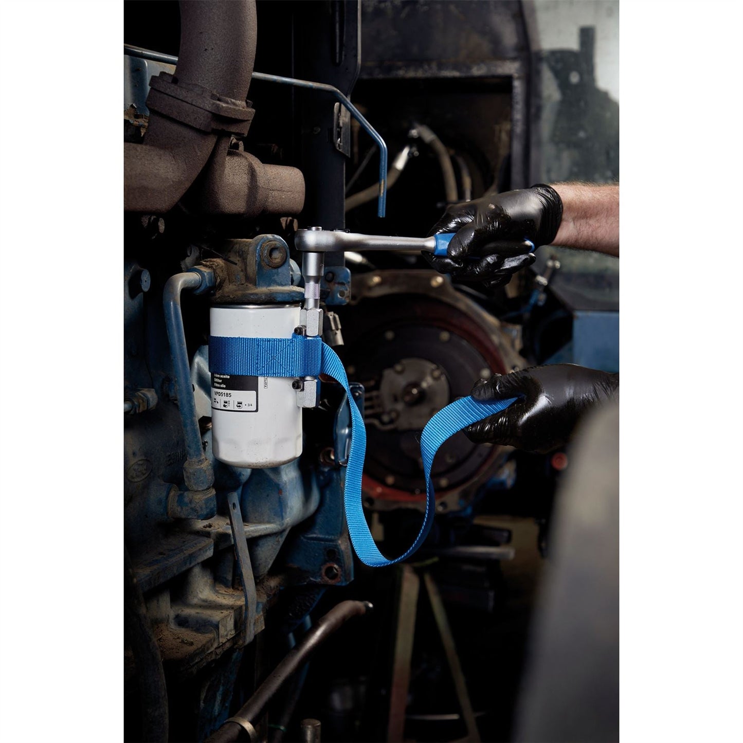 Draper 56137 Oil Filter Strap Wrench 3/8" and 1/2" Sq. Dr. Draper