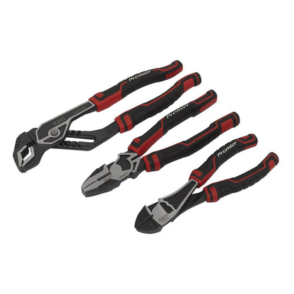 Sealey AK8377 Pliers Set High Leverage 3pc Sealey