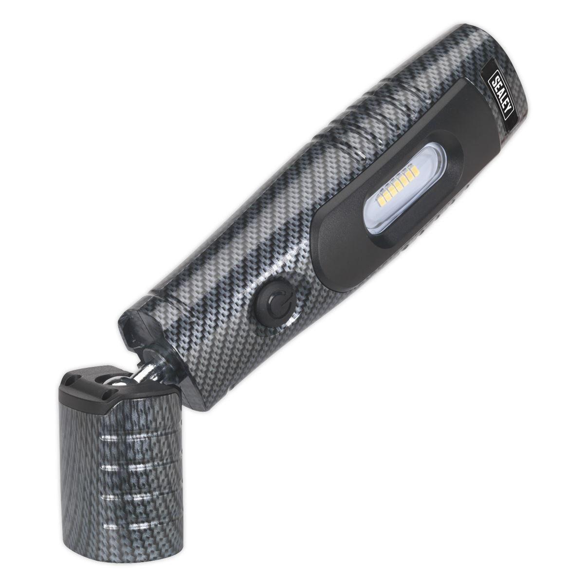 Sealey LED3602CF Rechargeable 360° Inspection Light 4W & 3W SMD LED Carbon Fibre Effect Lithium-ion Sealey