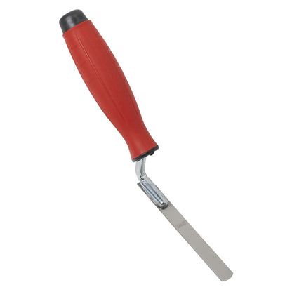 Sealey T0309 Stainless Steel Edging Trowel - Rubber Handle - 12mm Sealey