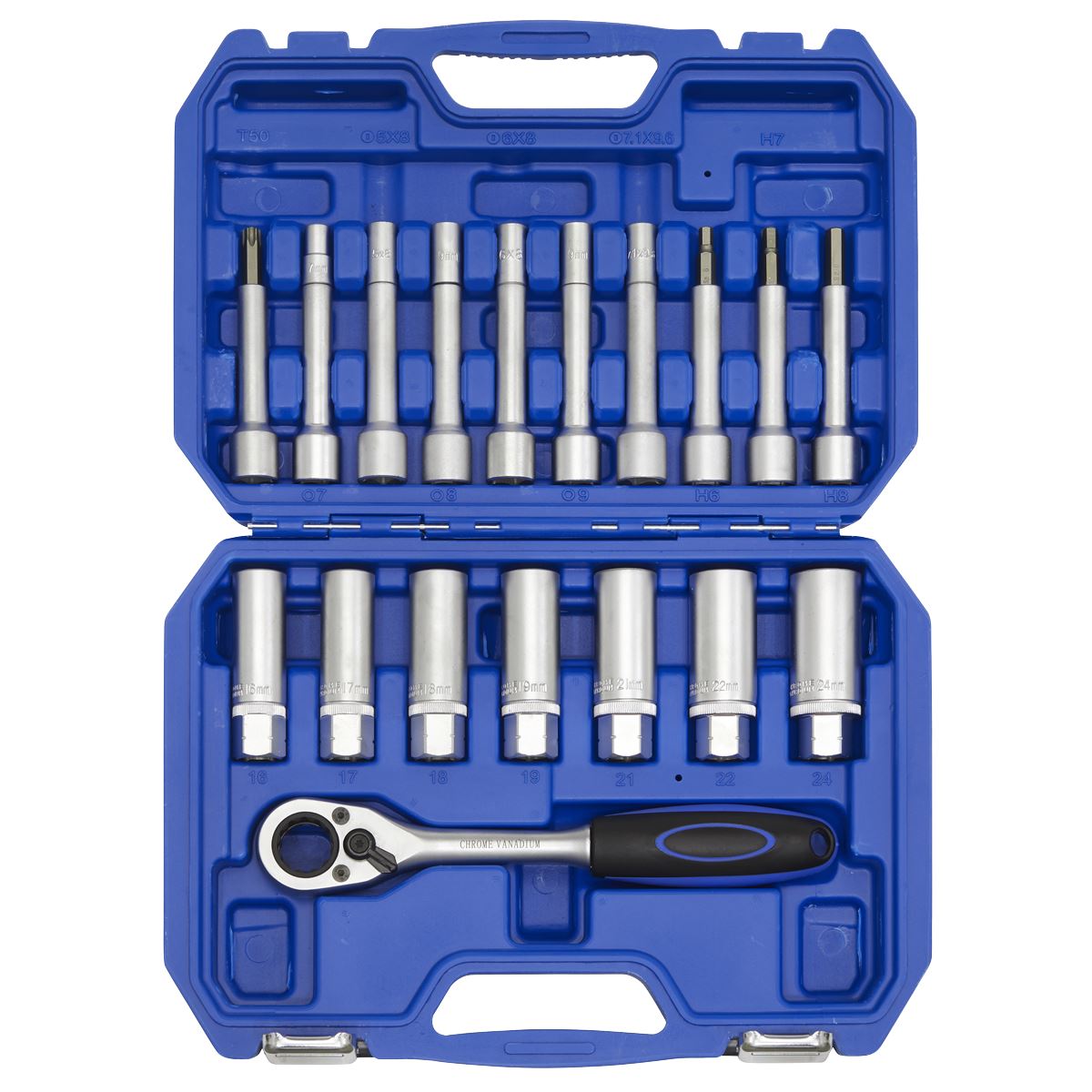 Sealey VS0331 Shock Absorber Strut Nut Kit 18pc Sealey