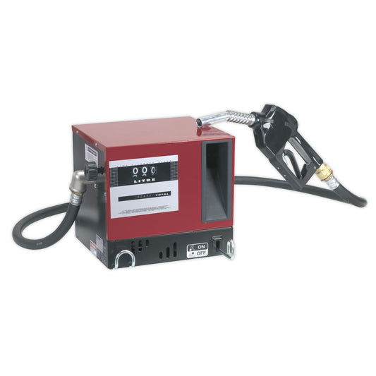 Sealey TP955 Diesel/Fluid Transfer System 56L/min Wall Mounting with Meter 230V Sealey