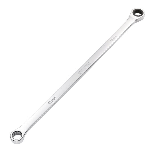 Draper 27767 HI-TORQ® Metric Extra-Long Double Ring Ratchet Spanner 12mm Draper