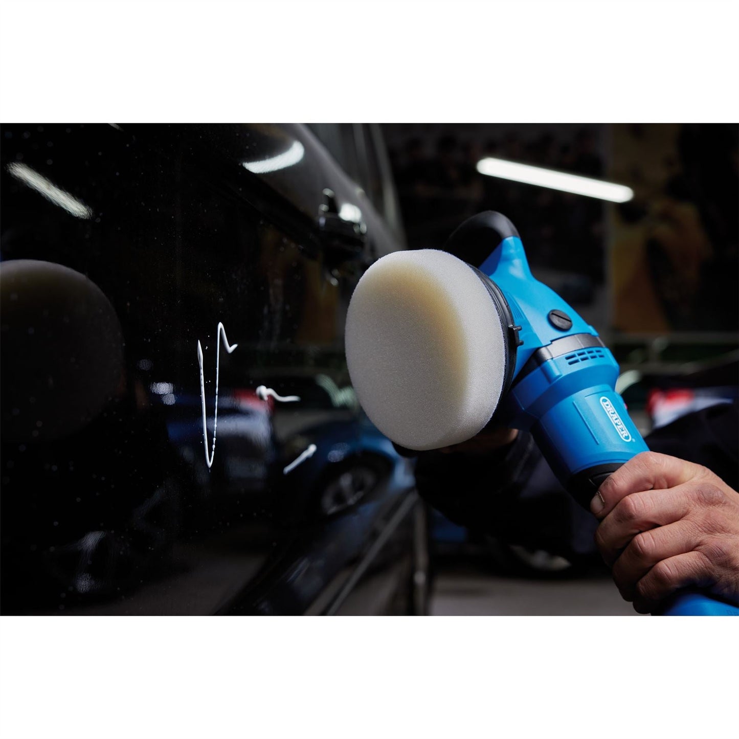 Draper 07579 Medium-Light Polishing Pad 125mm White Draper