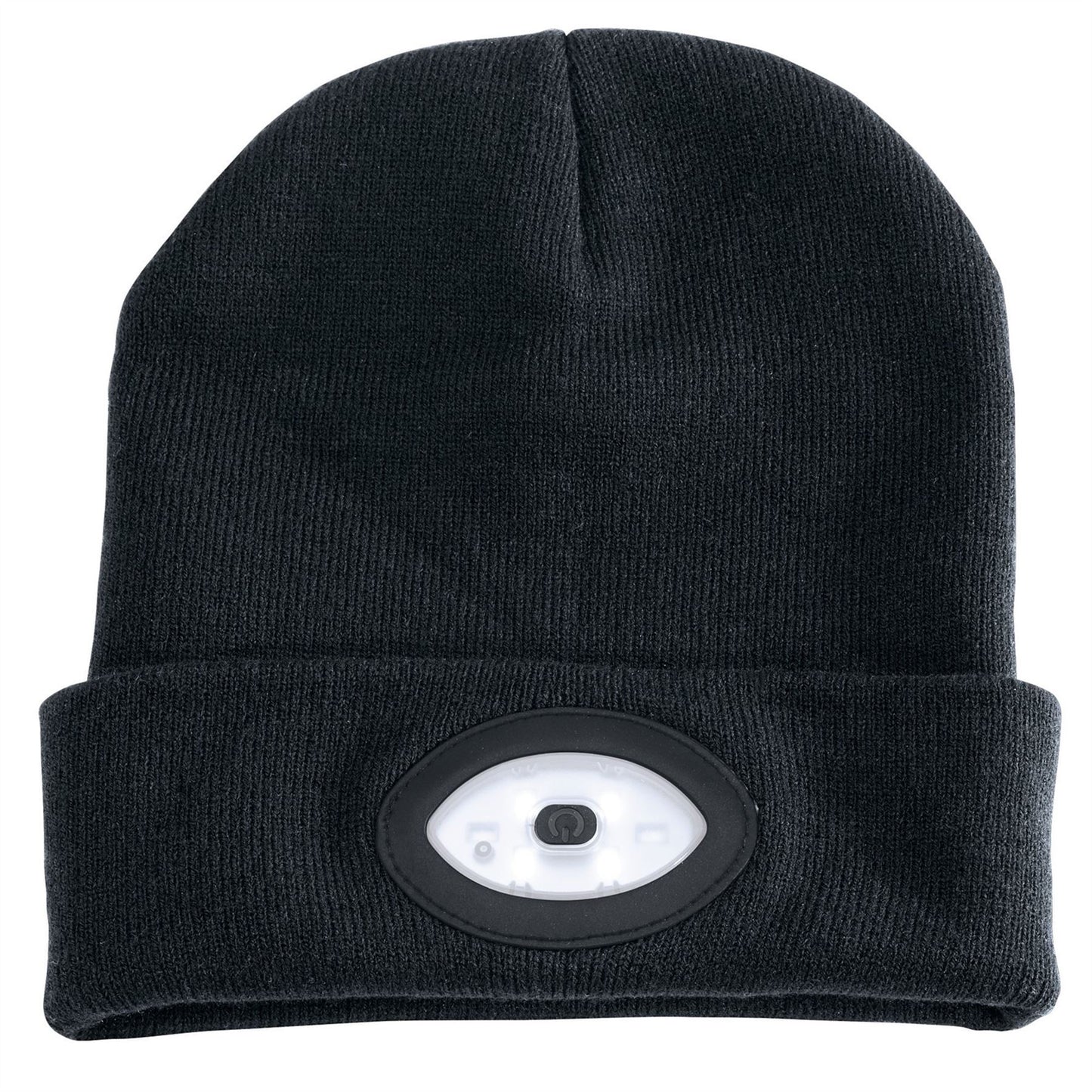 Draper 99521 Beanie Hat with Rechargeable Torch One Size 1W 100 Lumens Black Draper