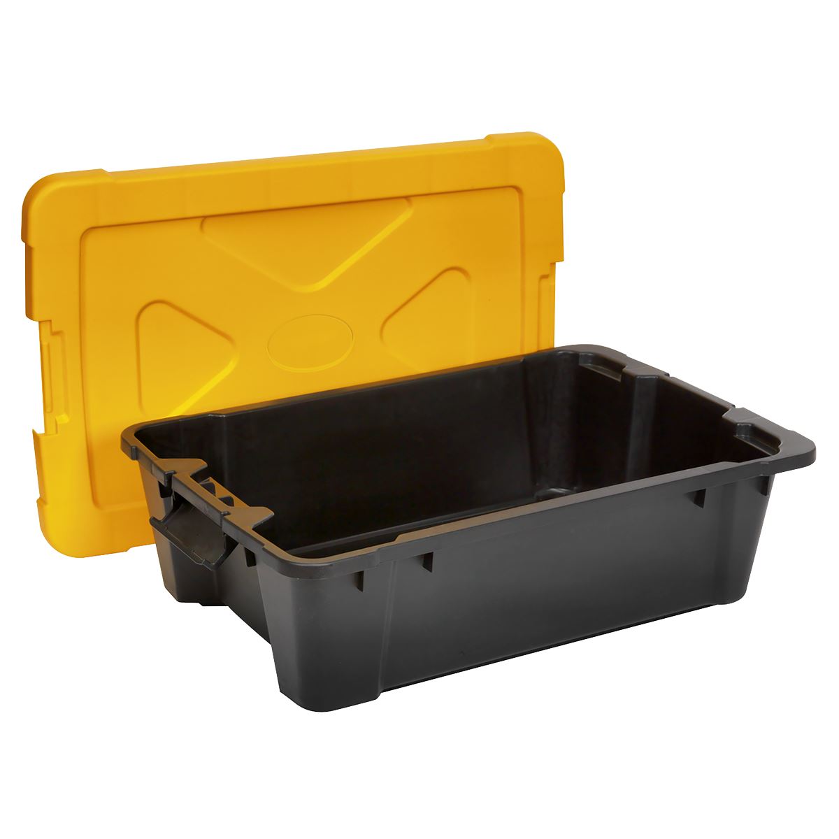 Sealey APB27 Composite Stackable Storage Box with Lid 27L Sealey