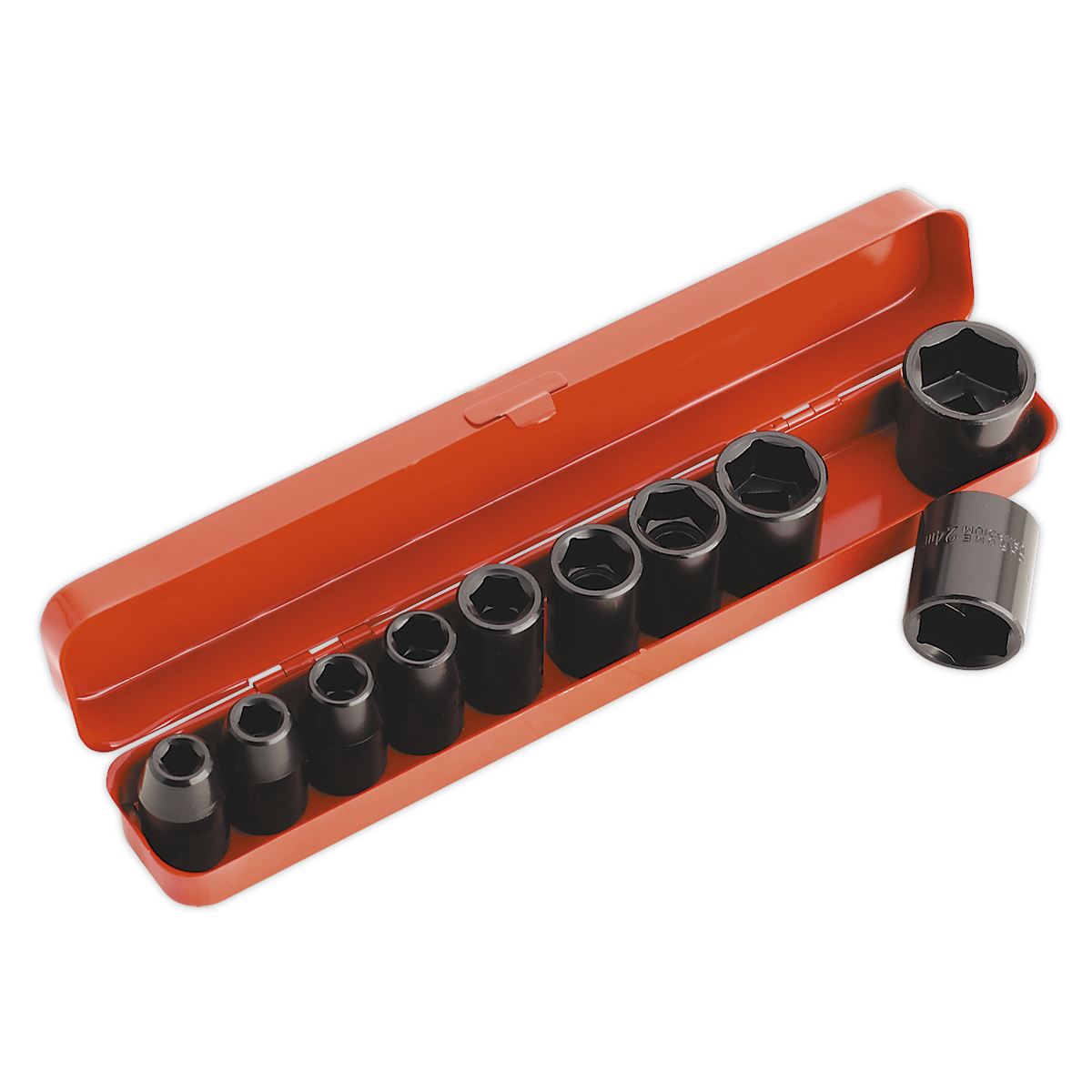 Sealey AK56/11M Impact Socket Set 10pc 1/2"Sq Drive Metric Sealey