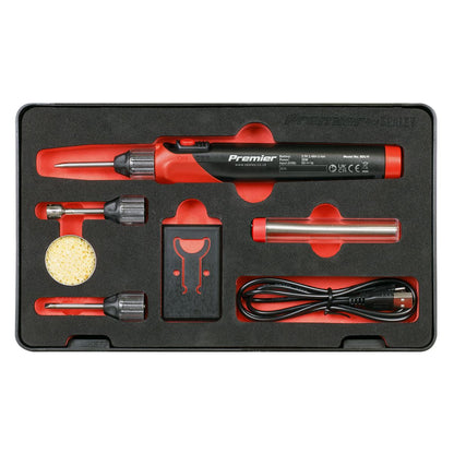 Sealey SDL11 Rechargeable Soldering Iron Kit 30W Sealey