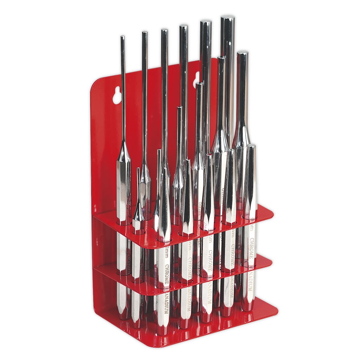 Sealey AK9130 Punch Set 17pc Sealey