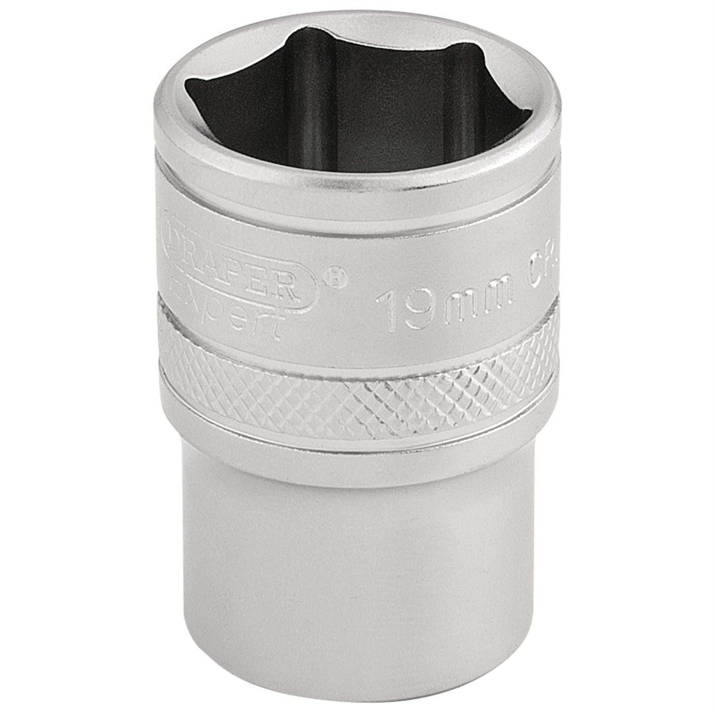 Draper 16609 6 Point Metric Socket 1/2" Sq. Dr. 19mm Draper