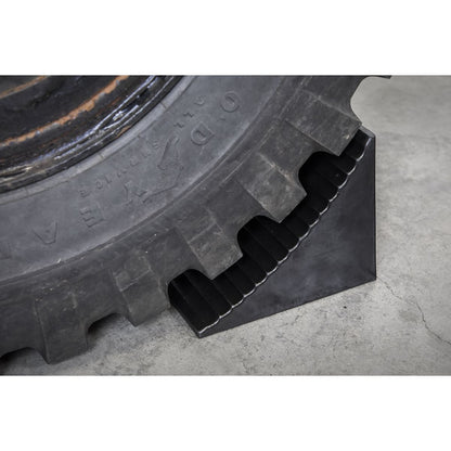 Sealey CWC01 Heavy-Duty Rubber Wheel Chock - Single Sealey