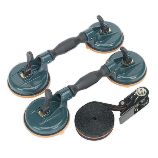 Sealey WK1 Windscreen Handling Kit 3pc Sealey