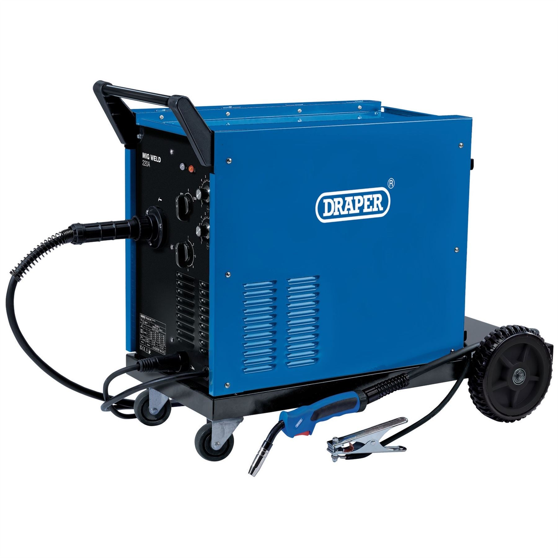 Draper 71093 Gas/Gasless MIG Welder 220A Draper